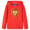 Kids'Hooded Sweatshirt Red 128