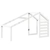 vidaXL Kids' Bed Roof White 198x97x113 cm Solid Wood Pine