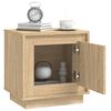 vidaXL Bedside Cabinet Sonoma Oak 44x35x45 cm Engineered Wood