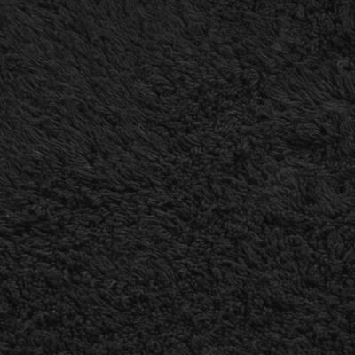 vidaXL Bathroom Mat Set 2 Pieces Fabric Anthracite