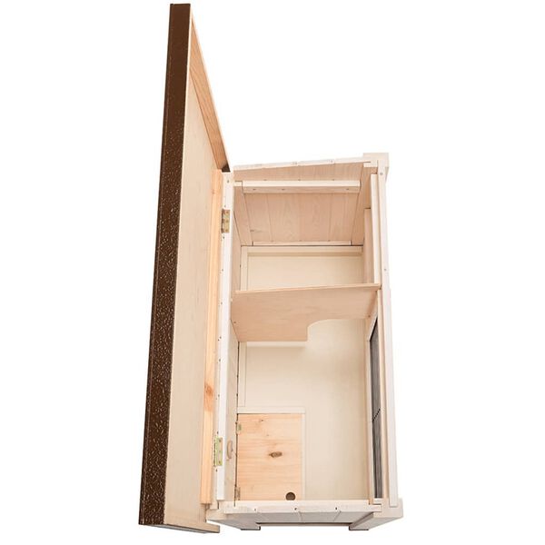 Ferplast Rabbit Hutch Ranch 100 Basic White 92x47x81 cm 57090000