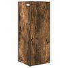 vidaXL Umbrella Stand Smoked Oak 25 x 24.5 x 64 cm Engineered Wood