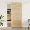 vidaXL Sliding Door ORKDAL Brown 93 x 211 cm Solid Pine Wood