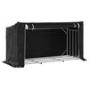 vidaxL Firewood Rack with Rain Cover 200.5x80.5x110.5 cm