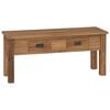 vidaXL Hall Bench | Teak | Solid teak | 90 x 30 x 40 cm | Hall Bench