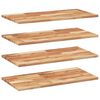 vidaXL Floating Shelves 4 pcs 100x40x2 cm Oil Finished
