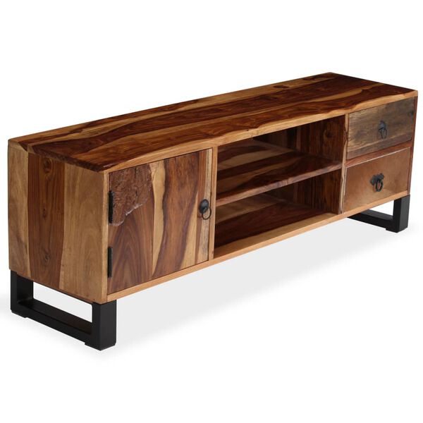 vidaXL TV Cabinet Solid Acacia Wood 120x30x40 cm