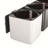 LECHUZA Planters 3 pcs Green Wall Home Kit Glossy White