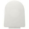 White Soft-close Toilet Seat Square