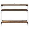 vidaXL Console Table Old Wood 100 x 29 x 75 cm Engineered Wood