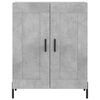 vidaXL Highboard Concrete Grey 69.5x34x180 cm Engineered Wood