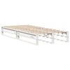vidaXL Bed Frame without Mattress White 90x190 cm Single Solid Wood Pine