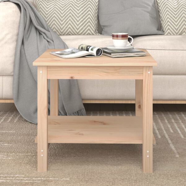 vidaXL Coffee Table 50x50x45 cm Solid Wood Pine