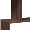 vidaXL Room Divider Bookcase 6-Tier Brown Oak 70x24x193 cm Engineered Wood