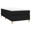 vidaXL Box Spring Bed Frame Black Single Fabric (UK/IE/FI/NO only)