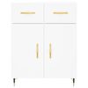 vidaXL Highboard White 69.5x34x180 cm Engineered Wood