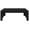 vidaXL Coffee Table Black Oak 100 x 100 x 35 cm Engineered Wood