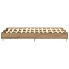vidaXL Bed Frame No Mattress Artisan Oak 135x190 cm Double Engineered Wood