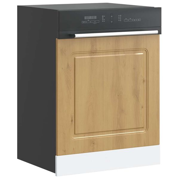 vidaXL Dishwasher Panel&nbsp;Kalmar&nbsp;Artisan Oak 60x1.5x57 cm Engineered Wood