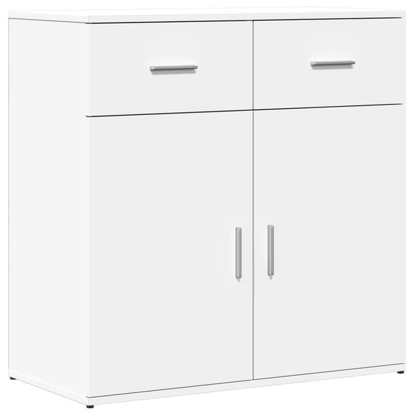 vidaXL Sideboards 2 pcs White 79x38x80 cm Engineered Wood