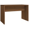 vidaXL Dressing Table Set with LED Brown Oak Engineered Wood