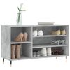vidaXL Shoe Cabinet Concrete Grey 102x36x60 cm Engineered Wood
