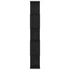 vidaXL Book Cabinet Black Oak 70 x 24 x 161 cm Engineered Wood