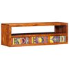 vidaXL Wall-mounted TV Cabinet Multicolour 90x30x30 Solid Wood Acacia