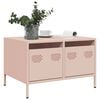 vidaXL TV Cabinet Pink 68x50x43.5 cm Cold-rolled Steel