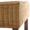 vidaXL Dining Chairs 2 pcs Brown Natural Rattan