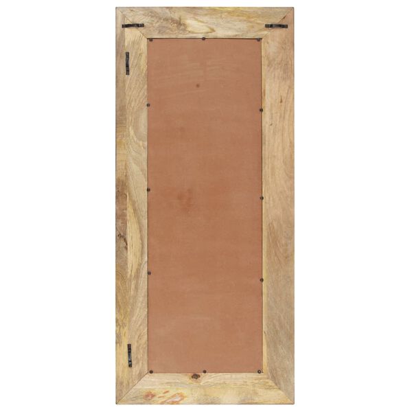 vidaXL Mirror 110x50 cm Solid Mango Wood