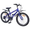 vidaXL Kids Bike 20'' 6-Speed for 6-11 Years Old Dark Blue