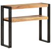 vidaXL Console Table 90x30x75 cm Solid Acacia Wood