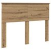vidaXL Bed Frame Artisian Oak 120 x 190 cm Solid Pine Wood