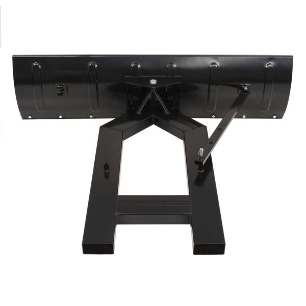 vidaXL Snow Plough for Forklift 150x38 cm Black