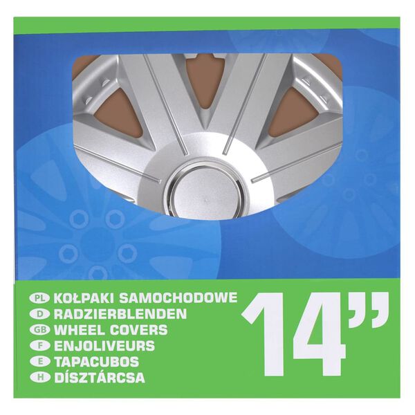 ProPlus Wheel Covers Cosmos Silver 14 4 pcs