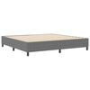 vidaXL Platform Bed Frame Light Grey 200 x 200 cm Fabric