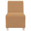 vidaXL Modular Sofa Unit Armless 2 pcs Beige 55 x 74 x 82 cm