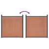 vidaXL Fence Panel Brown 1045x186 cm WPC