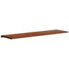 vidaXL Window Sill Brown Wood 160 x 45 x 4.5 cm PVC