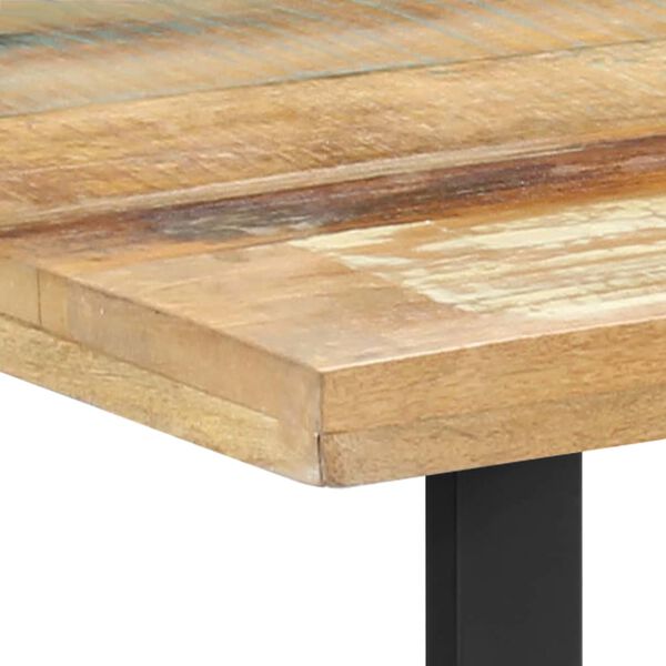vidaXL Dining Table 120x60x76 cm Solid Reclaimed Wood