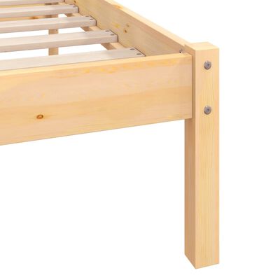 vidaXL Bed Frame Solid Pinewood 200x200 cm