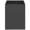 vidaXL Garden Planter Black 32 x 32 x 40 cm Cold-rolled steel