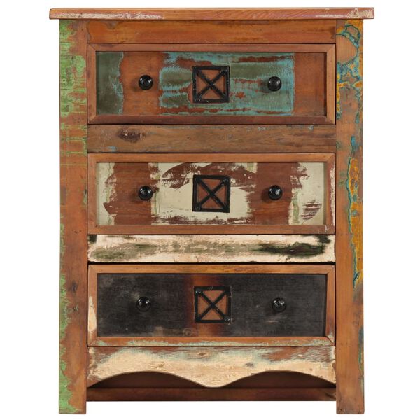vidaXL Chest of Drawers 60x30x75 cm Solid Reclaimed Wood