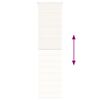 vidaXL Zebra Blind Marble Beige 65x230 cm Fabric Width 60.9 cm Polyester