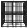 vidaXL Outdoor Dog Kennel Steel 7.37 m&sup2;