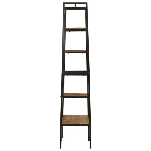 vidaXL Clothes Rack with Shelves 90x40x190 cm Solid Wood Mango and Iron