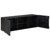 vidaXL TV Cabinet with Shelf with Storage Black 105 x 30 x 35 cm