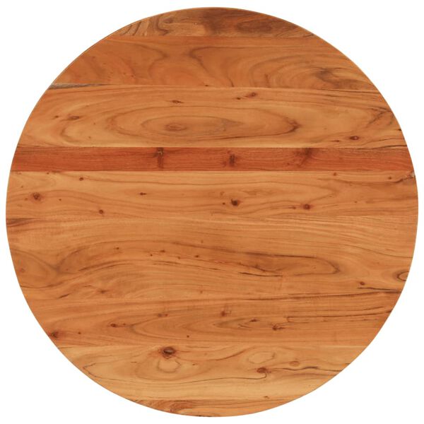 vidaXL Table Top &Oslash;70x3.8 cm Round Solid Wood Acacia