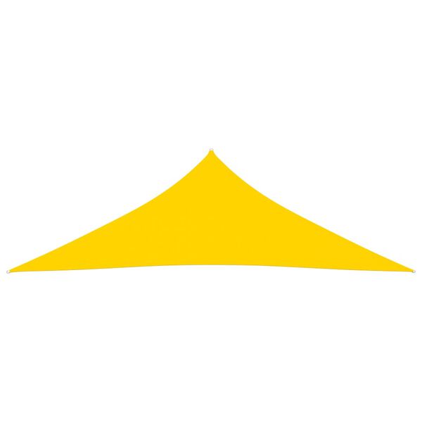 vidaXL Sunshade Sail Oxford Fabric Triangular 5x5x6 m Yellow